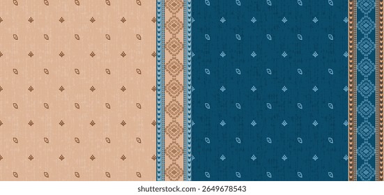 Textile digital Mughal pattern set of damask wallpaper gifts card for women Indiana borders classical texture traditional tattoo artist print in febric geometry Daman beautiful Turkish series of motif