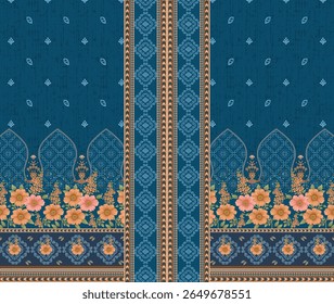 Textile digital Mughal pattern set of damask wallpaper gifts card for women Indiana borders classical texture traditional tattoo artist print in febric geometry Daman beautiful Turkish series of motif