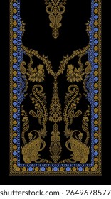 Textile digital Mughal pattern set of damask wallpaper gifts card for women Indiana borders classical texture traditional tattoo artist print in febric geometry Daman beautiful Turkish series of motif