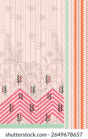 Textile digital Mughal pattern set of damask wallpaper gifts card for women Indiana borders classical texture traditional tattoo artist print in febric geometry Daman beautiful Turkish series of motif