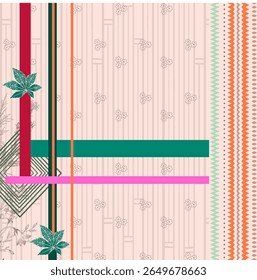 Textile digital Mughal pattern set of damask wallpaper gifts card for women Indiana borders classical texture traditional tattoo artist print in febric geometry Daman beautiful Turkish series of motif