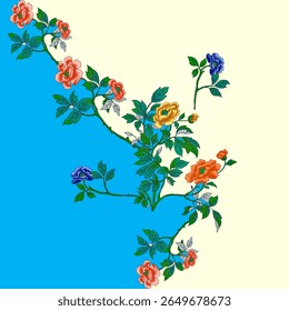 Textile digital Mughal pattern set of damask wallpaper gifts card for women Indiana borders classical texture traditional tattoo artist print in febric geometry Daman beautiful Turkish series of motif