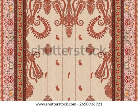 Textile digital Mughal pattern set of damask wallpaper gifts card for women Indiana borders classical textured skin wall paper towels and stuff like motif ornament element Kurtis style traditional etc