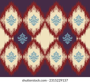 Textile Digital Print Design, Set von orientalischen Damast Muster für Grußkarten und Hochzeitseinladungen. Bildschirmhintergründe und Geschenkkarte.