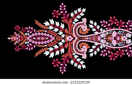 Textile Digital print design,Set of Oriental damask patterns for greeting cards and wedding invitations. Wallpapers and gift card.