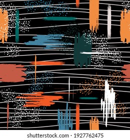motif harmonieux d'impression numérique textile