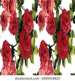 Textile and digital seamless floral vector design