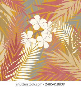Textile and digital seamless floral vector design