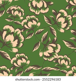 Textile and digital seamless floral vector design