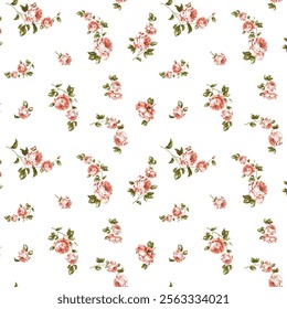 Textile and digital seamless pattern