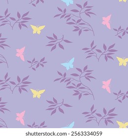 Textile and digital seamless pattern