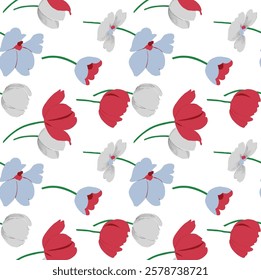 Textile and digital seamless pattern butterflies design.