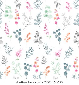 Textile and digital seamless pattern floral vector design 