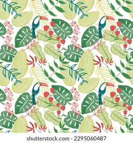 Textile and digital seamless pattern floral vector design 