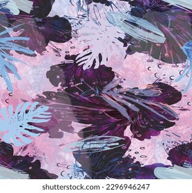 Textile and digital seamless pattern floral vector design 