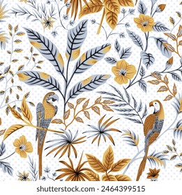 Textile and digital seamless pattern floral vector design