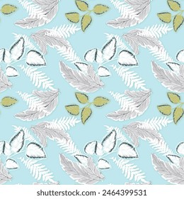 Textile and digital seamless pattern floral vector design
