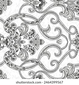 Textile and digital seamless pattern floral vector design