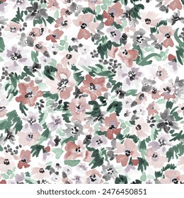 Textile and digital seamless pattern floral vector design