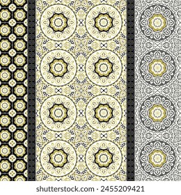 Textile and digital seamless pattern vector design