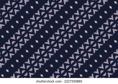 ฺฺBatik Textile Ethnic ikat chevron seamless pattern digital vector design for Print saree Kurti Borneo Fabric border brush symbols swatches designer
