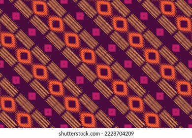 ฺฺBatik Textile Ethnic ikat damask seamless pattern digital vector design for Print saree Kurti Borneo Fabric border brush symbols swatches designer