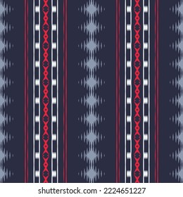 ฺฺBatik Textile Ethnic ikat designs seamless pattern digital vector design for Print saree Kurti Borneo Fabric border brush symbols swatches cotton
