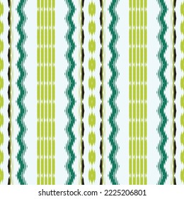 ฺฺBatik Textile Ethnic ikat stripe seamless pattern digital vector design for Print saree Kurti Borneo Fabric border brush symbols swatches stylish