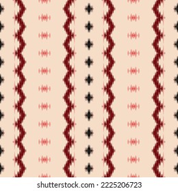 ฺฺBatik Textile Ethnic ikat vector seamless pattern digital vector design for Print saree Kurti Borneo Fabric border brush symbols swatches cotton