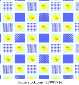 Textile, fabric and artificial leather chick pattern