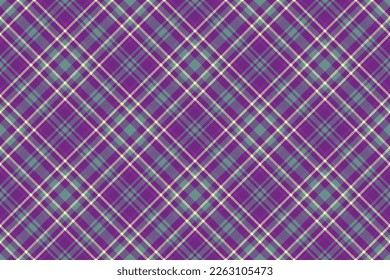 Textile fabric background. Seamless check plaid. Texture tartan vector pattern in light and pink colors.