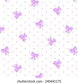 Textile and fabric bow tie pattern