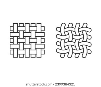 Textile, fabric, cloth icon. Vector illustration.