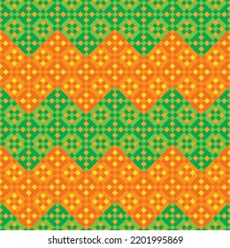 Textile fabric paper print  Colorful seamless pattern in mosaic style  Patchwork quilt pattern 