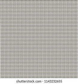 Textile fabric with parallel stitched stripes. Napkin texture. Vector illustration.