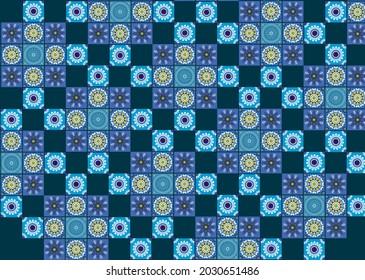 Textile Fabric Pattern Multi colour Vector Designs
