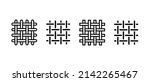 Textile fabric vector icons. Textile symbol, vector illustration