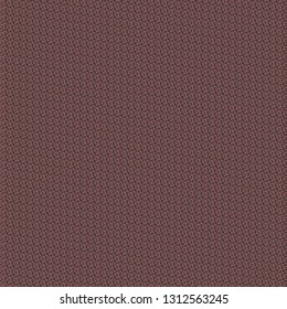 Textile fabric of wool or cotton in tones of red and brown, wlth a texture formed by small rounded shapes. Upholstery. Cover. Vector illustration.