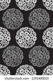 textile fashion, abstract geometric seamless pattern, artwork vector illustration file.