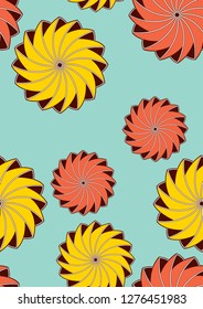 Textile fashion, abstract seamless pattern, vector illustration file.