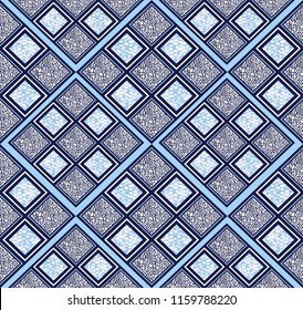 Textile fashion african print fabric, abstract seamless pattern, vector illustration file.