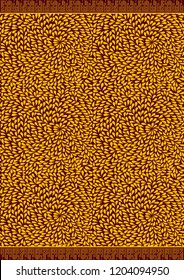Textile fashion, african print fabric, abstract seamless pattern, vector illustration file.