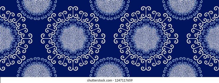 Textile fashion, african print fabric, abstract seamless pattern, vector illustration file.