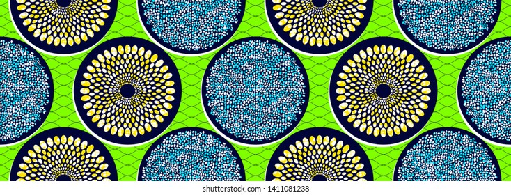 textile fashion, african print fabric, abstract seamless pattern, vector illustration file.