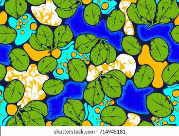 Textile fashion african print fabric super wax