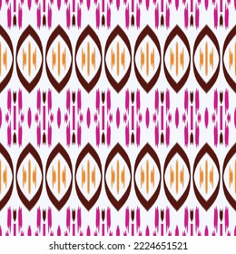 ฺฺBatik Textile Filipino ikat seamless pattern digital vector design for Print saree Kurti Borneo Fabric border brush symbols swatches designer