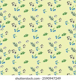 Textile floral and Leaf pattern designs