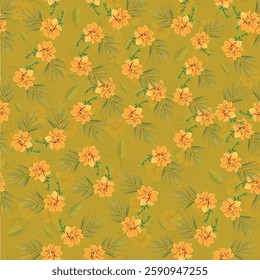 Textile floral and Leaf pattern designs