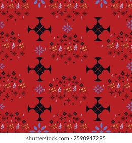 Textile floral and Leaf pattern designs