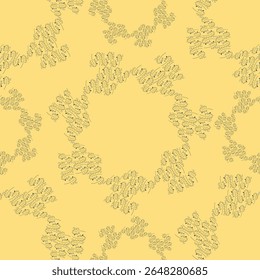 Textile florale und Blatt nahtlose grafische Muster